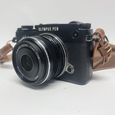 Câmara Olympus PEN-F + lente 17mm F1.8