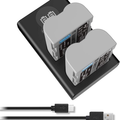 Para câmaras Nikon - Kit 2 baterias + carregador - vários modelos