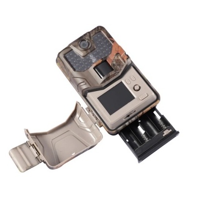 Câmara caça 36Mp 2.7K + cartão e acessórios com visão noturna