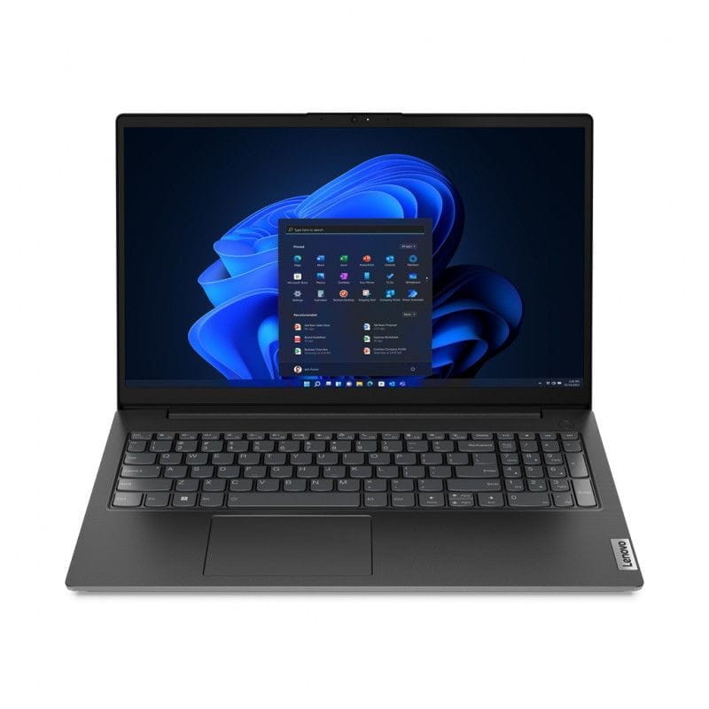 Portátil Lenovo preto com teclado ecrã Windows 11