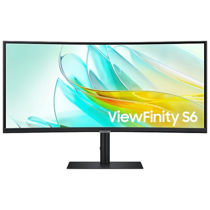 Samsung ViewFinity LS34C652UAUXEN 34" 2K QHD VA UltraWide Curva 100 Hz Freesync Preto