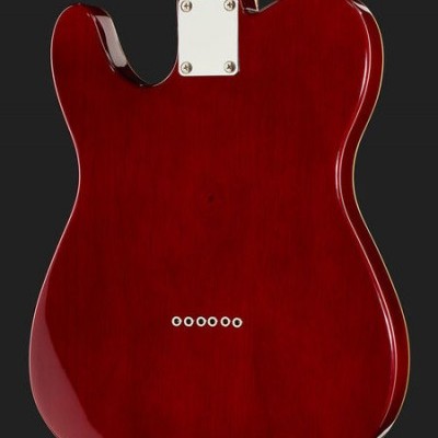 Harley Benton TE-90QM Trans Red