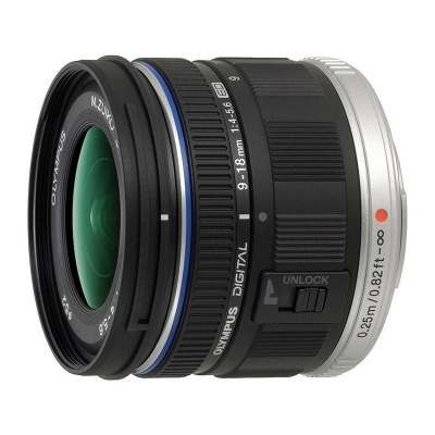 Olympus M.Zuiko Digital ED 9-18mm f/4.0-5.6 lens Black