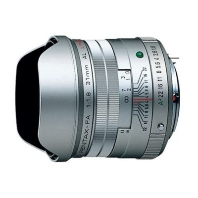 Pentax SMC FA 31mm f/1.8 AL Limited K-mount lens Silver