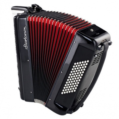 Startone Piano Accordion 72 Black MKII