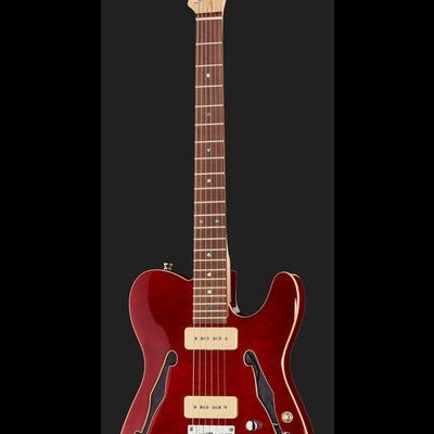 Harley Benton TE-90QM Trans Red