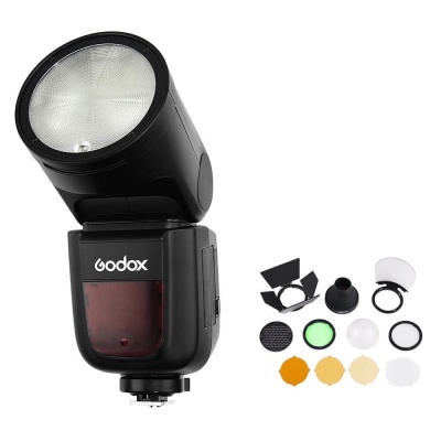 Godox Speedlite V1 Nikon Kit de Acessórios Godox Speedlite V1 Nikon Kit de Acessórios