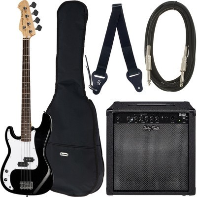 Harley Benton HBP120BK LH Bundle 2 Harley Benton HBP120BK LH Bundle 2