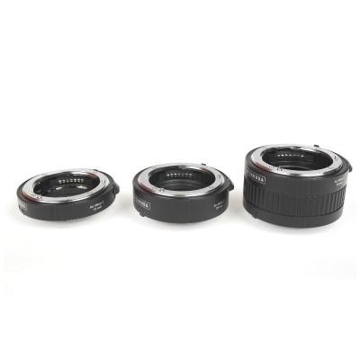 Caruba Extension Tube set Nikon Chroom (type II) Caruba Extension Tube set Nikon Chroom (type II)