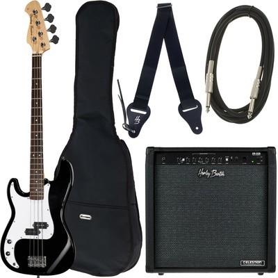 Harley Benton HBP120BK LH Bundle 3