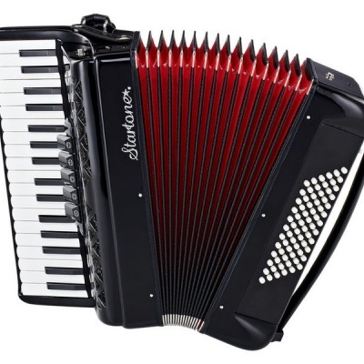 Startone Piano Accordion 72 Black MKII