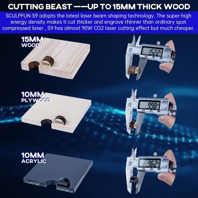 Sculpfun Gravador A Laser S9 90w