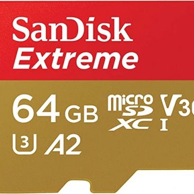 SanDisk Extreme microSDXC de 64 GB