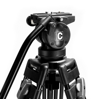 Caruba Videostar 180 Pro Video Trippod + Cabeça muda líquida