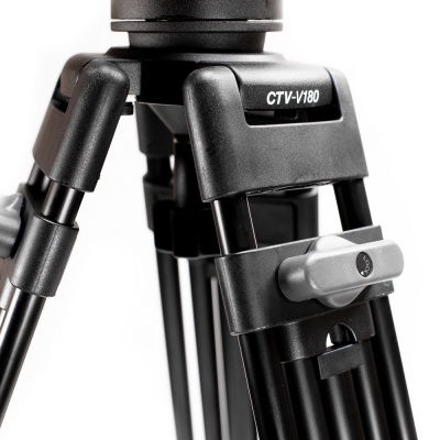 Caruba Videostar 180 Pro Video Trippod + Cabeça muda líquida