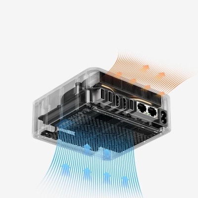 Beelink EQR6-D5 AMD Ryzen 5 6600H/24GB/1TB SSD/Windows 11 Pro Cinzento - Mini PC