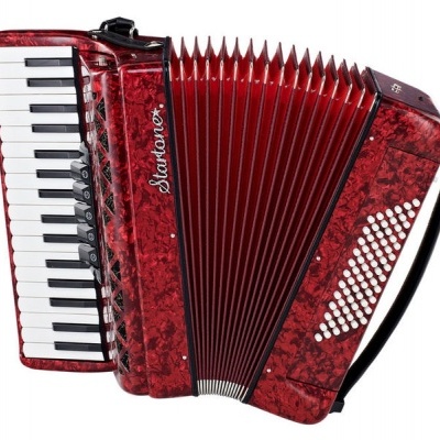 Startone Piano Accordion 72 Red MKII