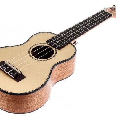 Cascha Premium Soprano Uku Solid Top