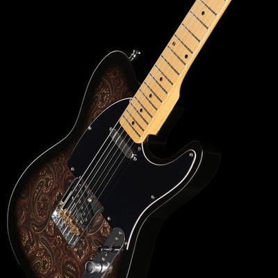 Harley Benton TE-70 Black Paisley
