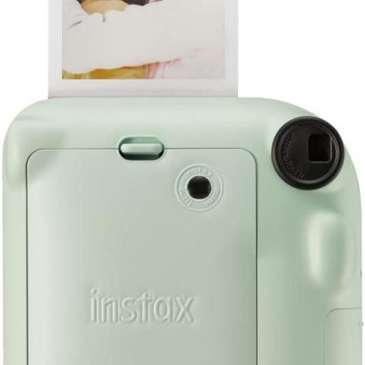 Instax Mini 12 Mint Verde Instant Camera + Film Instax Mini 10pc. + 3 Porta-fotos Instax Mini 12 Mint Verde Instant Camera + Film Instax Mini 10pc. + 3 Porta-fotos