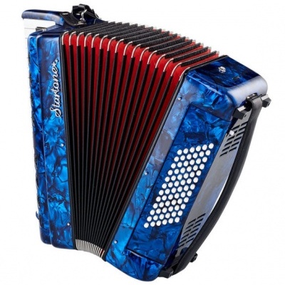 Startone Piano Accordion 72 Blue MKII