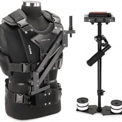 FLYCAM-5000 stabilizer with Comfort arm and vest | professional Body Mounted stabilization System for DSLR cameras up to 5kg / 11lb + storage bag