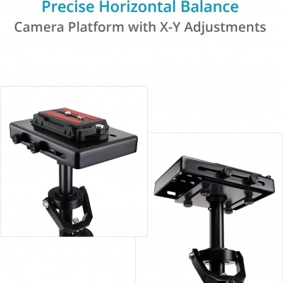 FLYCAM-5000 stabilizer with Comfort arm and vest | professional Body Mounted stabilization System for DSLR cameras up to 5kg / 11lb + storage bag