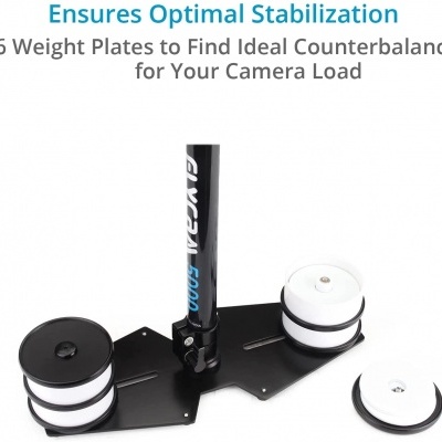 FLYCAM-5000 stabilizer with Comfort arm and vest | professional Body Mounted stabilization System for DSLR cameras up to 5kg / 11lb + storage bag