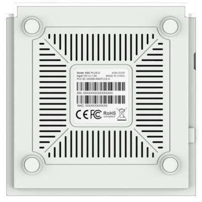 Mecool KM2 Plus Deluxe 4GB/32GB Certificado Netflix Android 11 Blanc