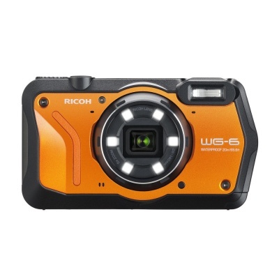 Ricoh WG-6 compact camera Orange