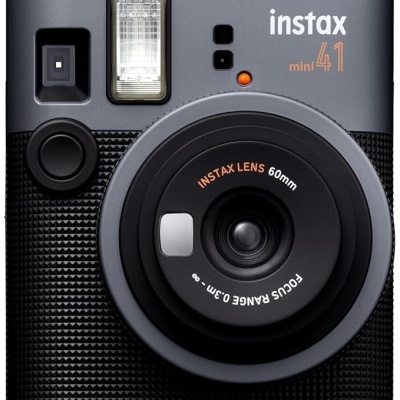 Câmara instantânea FujiFilm Instax Mini 41 cinza e preto com lente de 60mm