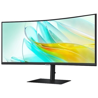 Samsung ViewFinity LS34C652UAUXEN 34" 2K QHD VA UltraWide Curva 100 Hz Freesync Preto
