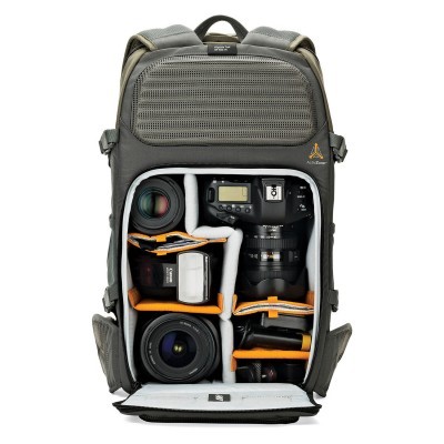 Lowepro Flipside Trek BP 450 AW Cinza / Verde Escuro