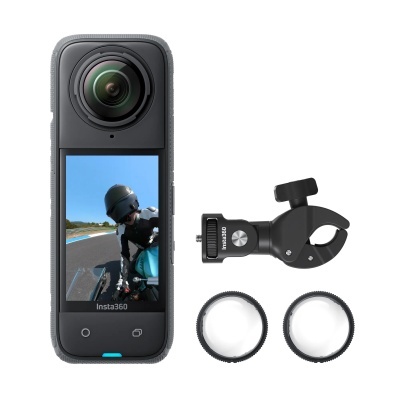 Insta360 X4 360-graden action camera Motorcycle Bundle