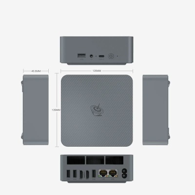 Beelink EQR6-D5 AMD Ryzen 9 6900HX/24GB/500GB SSD/Windows 11 Pro Cinzento - Mini PC