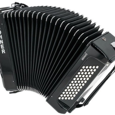 Hohner Bravo II 60 Black silent key