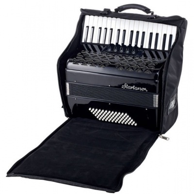 Startone Piano Accordion 72 Black MKII