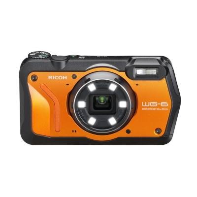 Ricoh WG-6 compact camera Orange