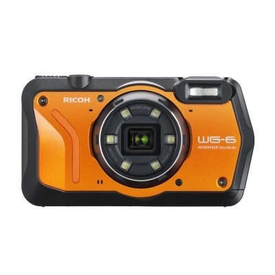 Ricoh WG-6 compact camera Orange