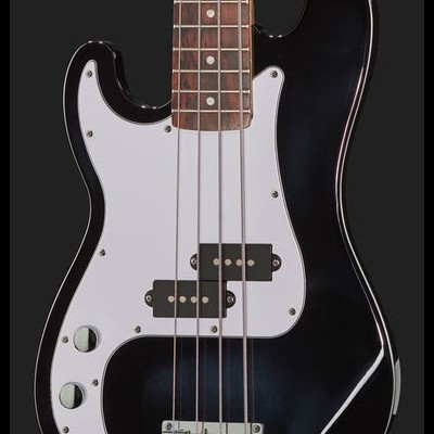 Harley Benton PB-Shorty LH BK Std. Set 2