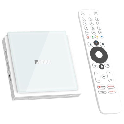Mecool KM2 Plus Deluxe 4GB/32GB Certificado Netflix Android 11 Blanc
