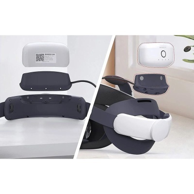 Base de carregamento BOBOVR Plus para bateria M1/M2 Plus + bateria B2 branca