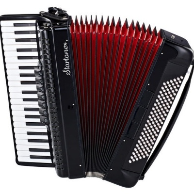 Startone Piano Accordion 120 Black MKII