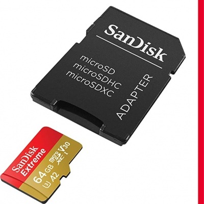 SanDisk Extreme microSDXC de 64 GB