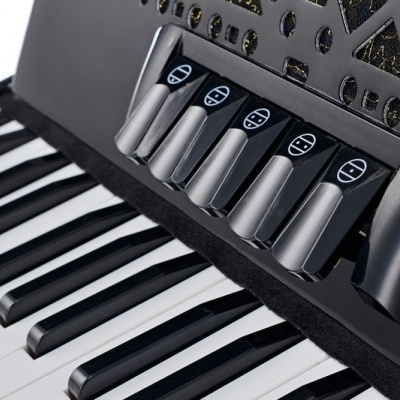 Startone Piano Accordion 72 Black MKII