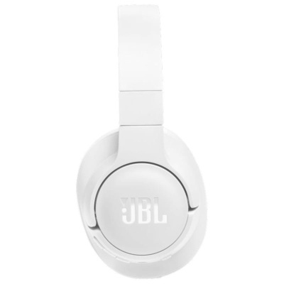 Auricular JBL branco over-ear com logótipo na concha