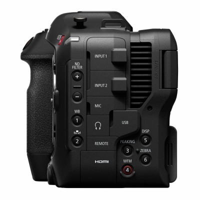 Câmera de vídeo Canon EOS C70 + Adaptador de montagem EF-EOS 0,71x