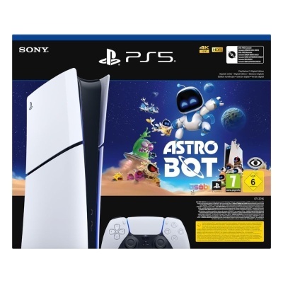 PlayStation 5 Slim (PS5) 1TB Digital + Astro Bot Branco