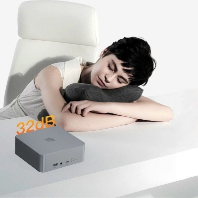 Beelink EQR6-D5 AMD Ryzen 5 6600H/16GB/500GB SSD/Windows 11 Pro Cinzento - Mini PC