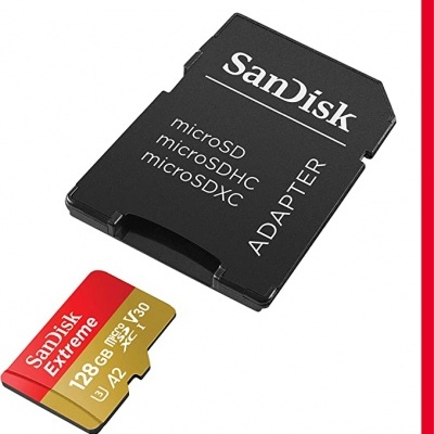 SanDisk Extreme microSDXC de 128 GB